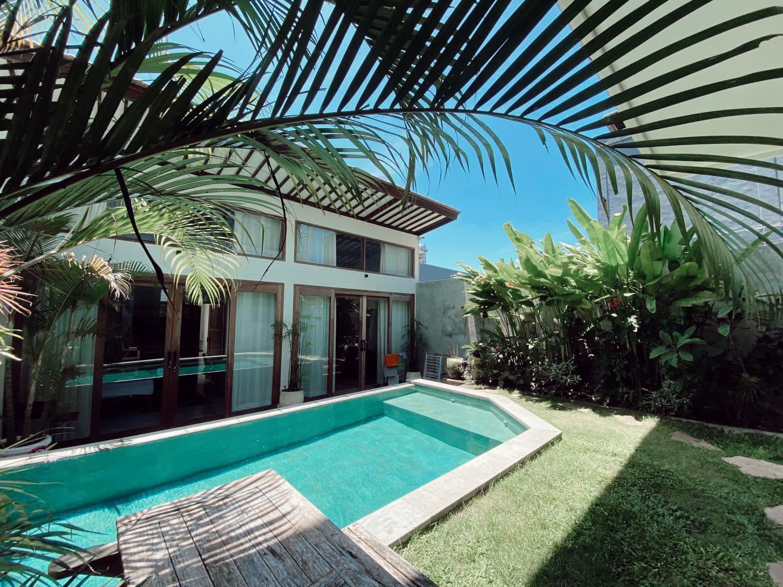 Exterior view of 3 Bedroom Villa with Rice fields view in Tumbak Bayuh