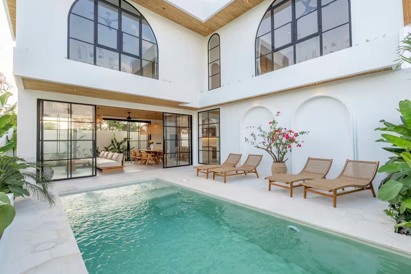 Exterior view of Mediterranean 3-Bedroom Villa in Seseh