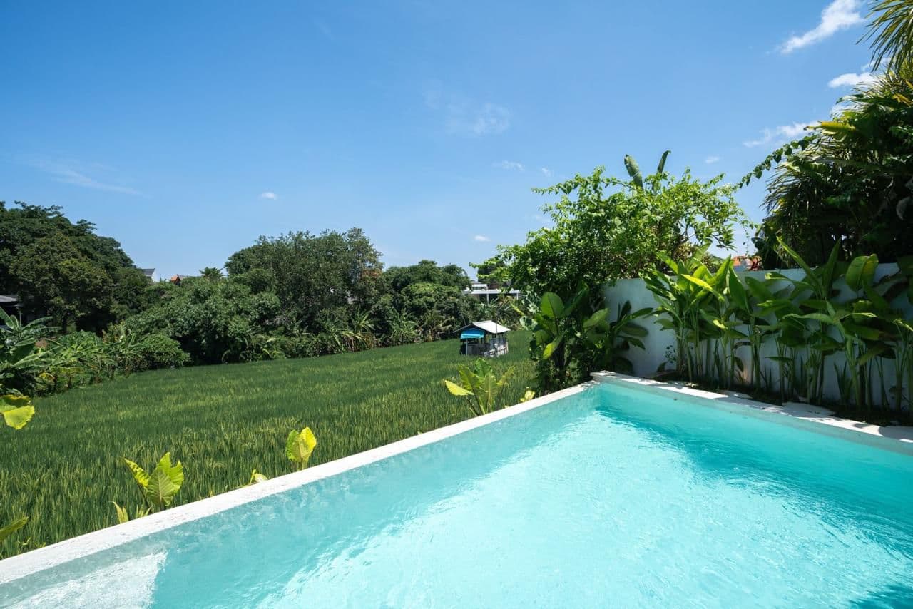 PEACEFUL 3-BEDROOM VILLA WITH RICE FIELD VIEWS IN CANGGU - Image 1